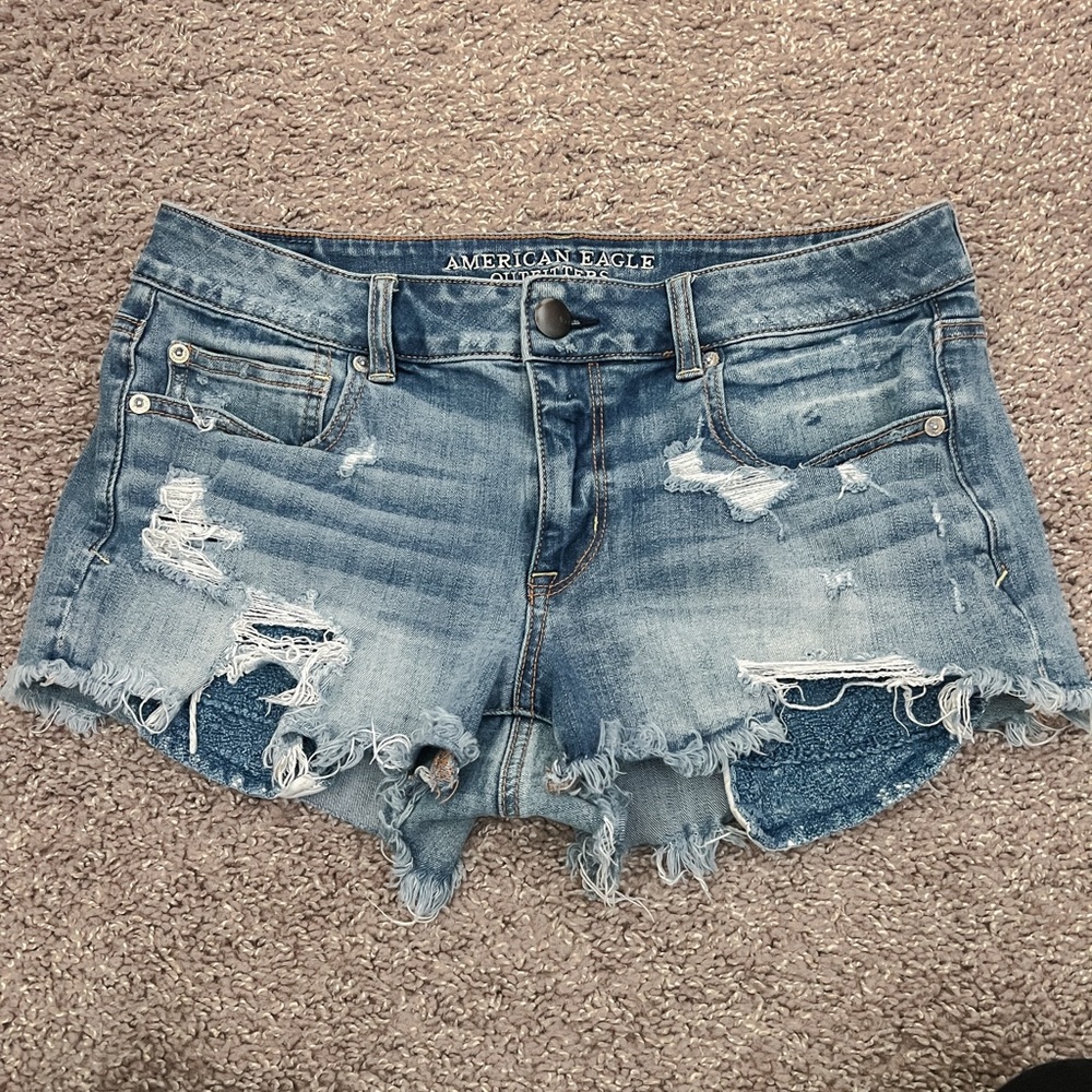 American eagle low rise shortie shorts